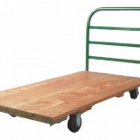 Wood Deck Platform Truck w Ladder Handle